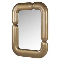 Spiegel Aubry in een modern interieur met goudkleurige accenten