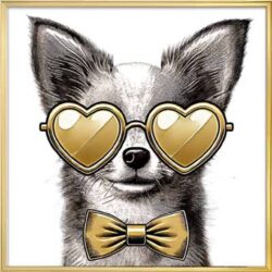 Wall art Bodhy black/gold