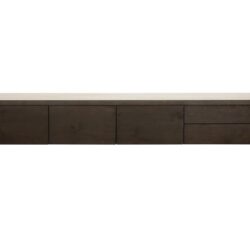 Textuur van het eiken fineer en de bruine stof