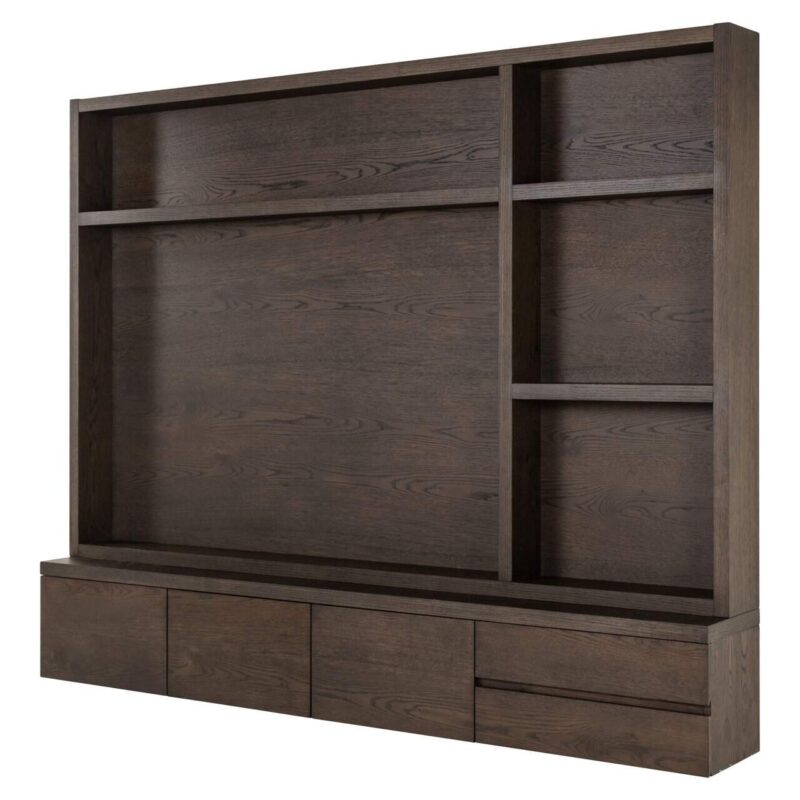 TV-meubel Lachance brown 3-doors 2-drawers