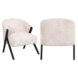 Lounge stoel Mia customized fire retardant