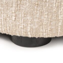 Bank Pandora beige angora lounge left