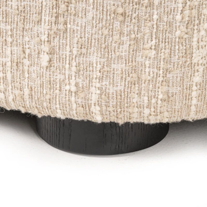 Bank Pandora beige angora lounge left