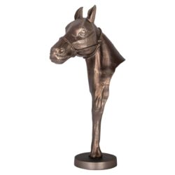 Detail van het decoratieve object Jolly in antiek messing