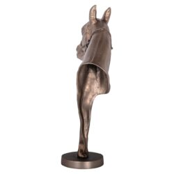 Decoratief object Jolly in antiek messing vanaf bovenaf