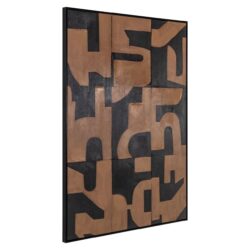 Wall art Cascade brown