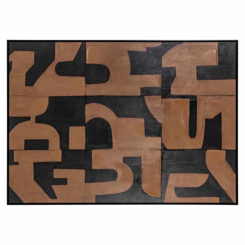 Wall art Cascade brown