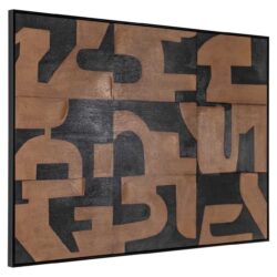 Wall art Cascade brown