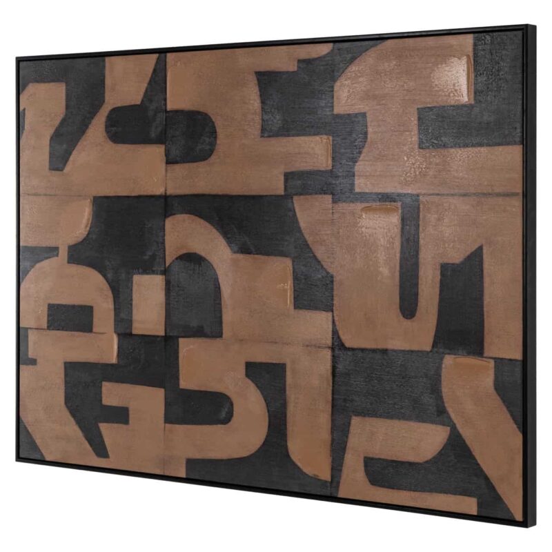 Wall art Cascade brown