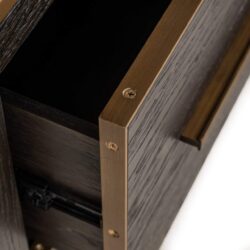 Afmetingen van de wandkast Carter small (38x50x220 cm)