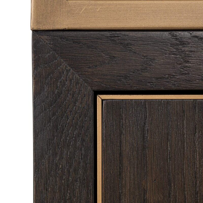 Wandkast Carter large goud eiken soft-close deuren