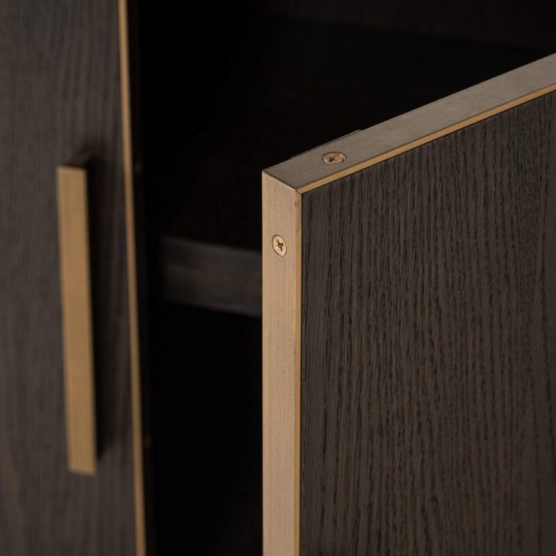 Wandkast Carter large goud eiken afmetingen