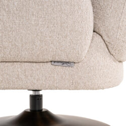 Lounge stoel Kagney biscotti swivel