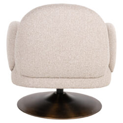 Lounge stoel Kagney biscotti swivel