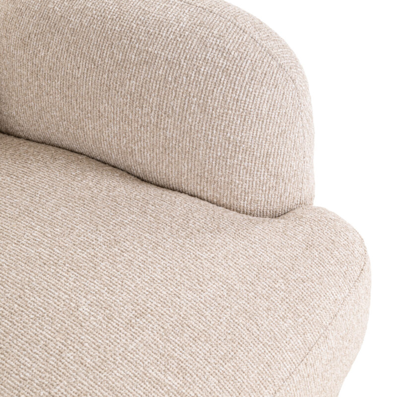 Lounge stoel Kagney biscotti swivel