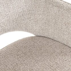 Eetkamerstoel Giovanna vanaf boven, natural fancy kleur