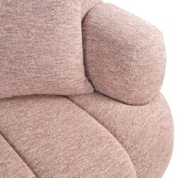 Bank Amelia, lodge blossom-stof, verfijnde uitstraling