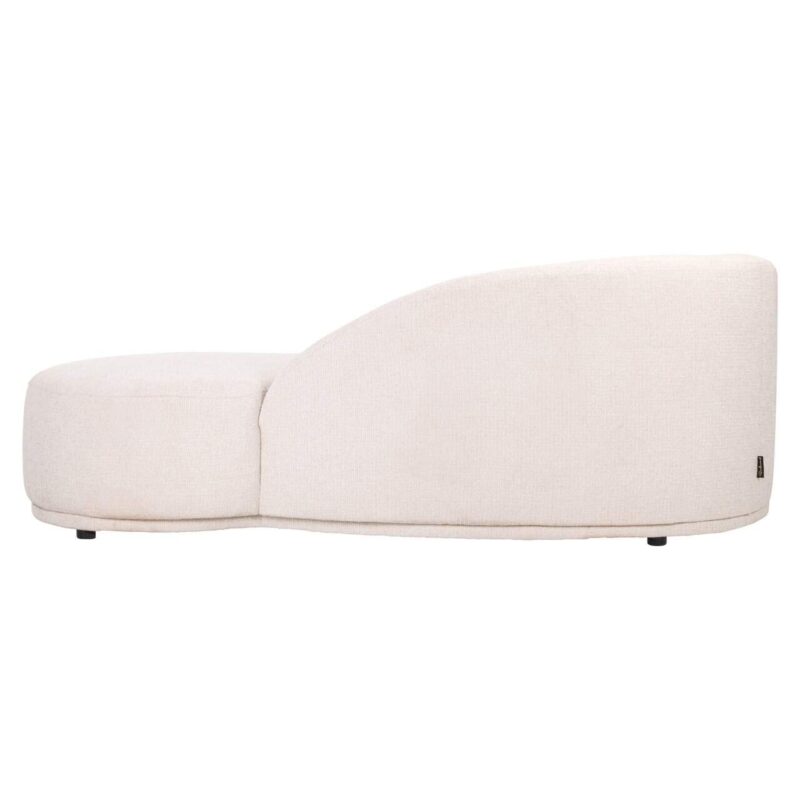 Afneembare kussens van Bank Emma cream fancy chaise longue