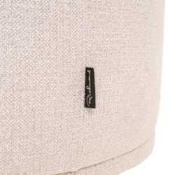 Handgemaakt detail van Bank Emma cream fancy chaise longue