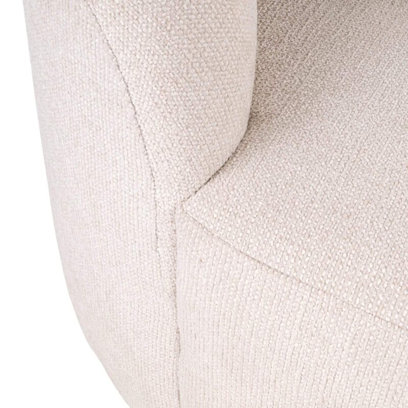 Maximaal draaggewicht van Bank Emma cream fancy chaise longue, 200 kg