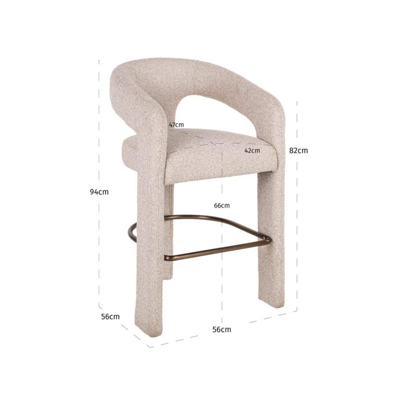 Counterstoel Belle biscotti