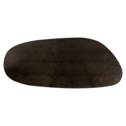 Eettafel Ellington van boven, afgeronde randen