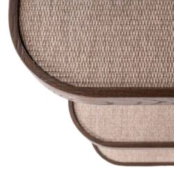 Wandkast Willox bruin met metaal, handgemaakt, eiken en multiplex