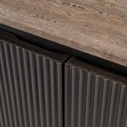 Dressoir Russo bruin, ophangbeugels