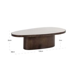 Salontafel Biloxi brown