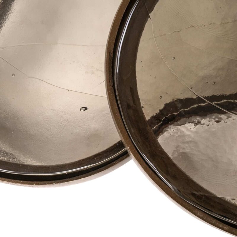 Salontafel Fairfield brass antique vanaf zijde