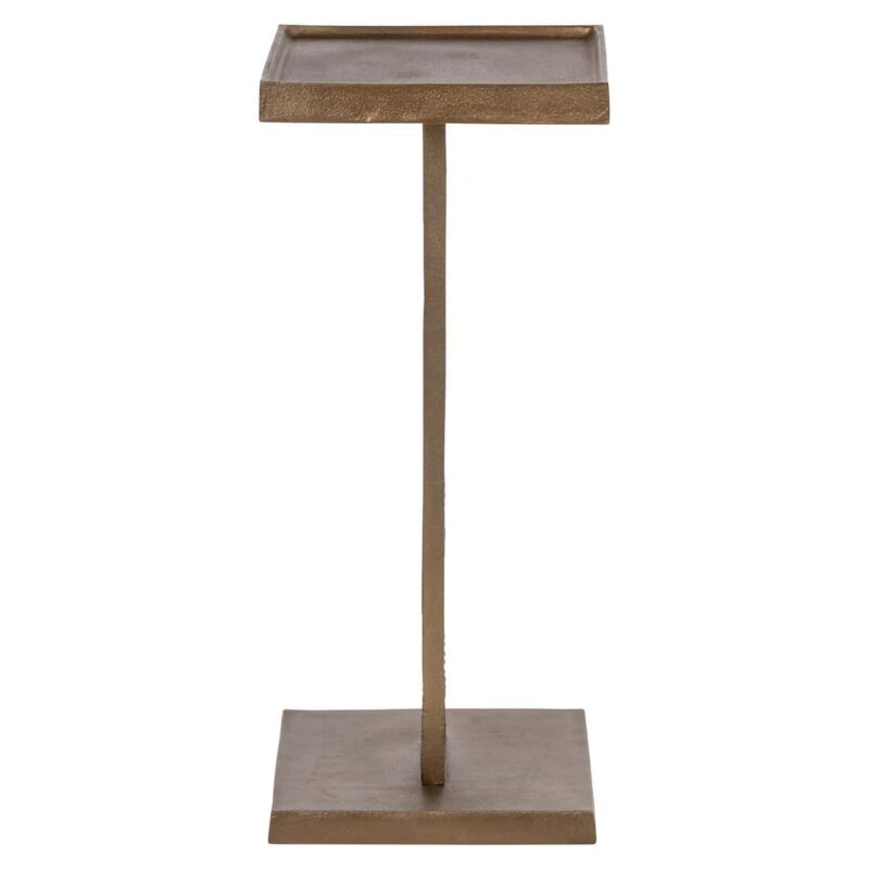 Bijzettafel Foley in antiek messing in een interieur, klassieke stijl