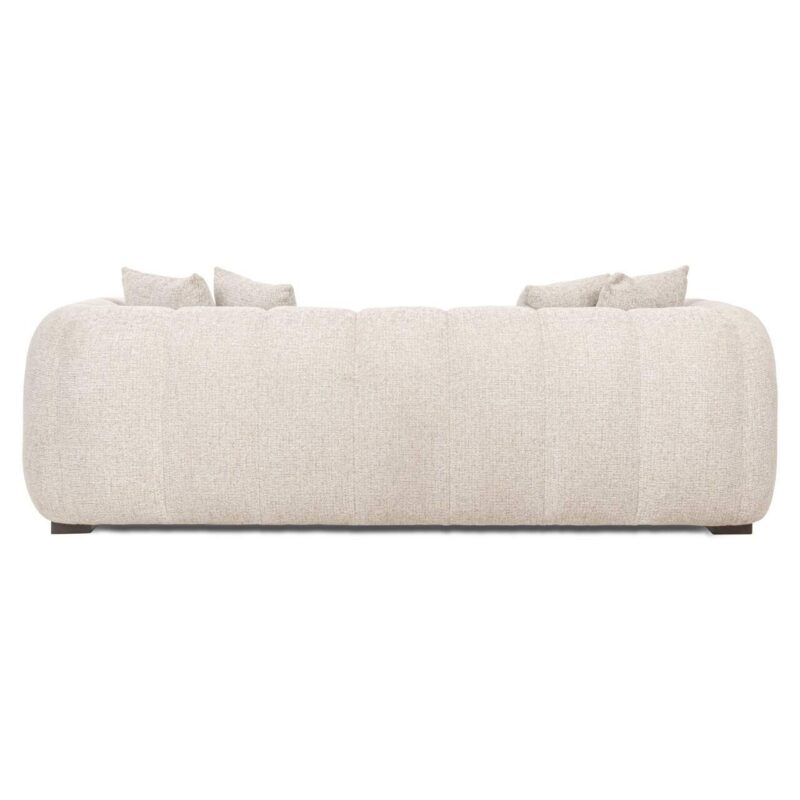 Detail kussens Bank Novaro natural fancy 3-seater beige multiplex