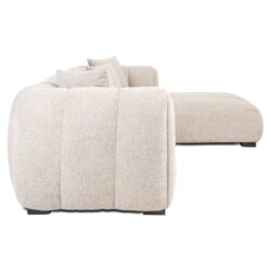 Bank Novaro natural fancy lounge right in interieur, beige, comfortabel