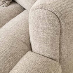 Deco kussens Bank Novaro natural fancy lounge right, 4 stuks