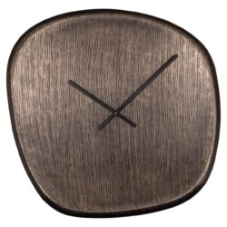 Detail van bronzen klok met subtiele glans