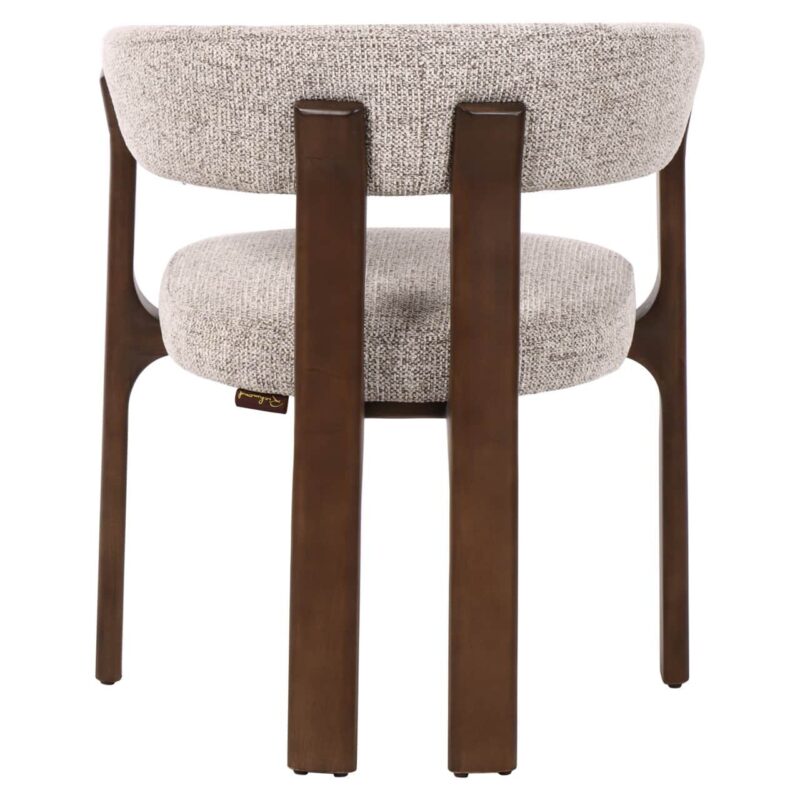 Eetkamerstoel Contigo mocca fancy