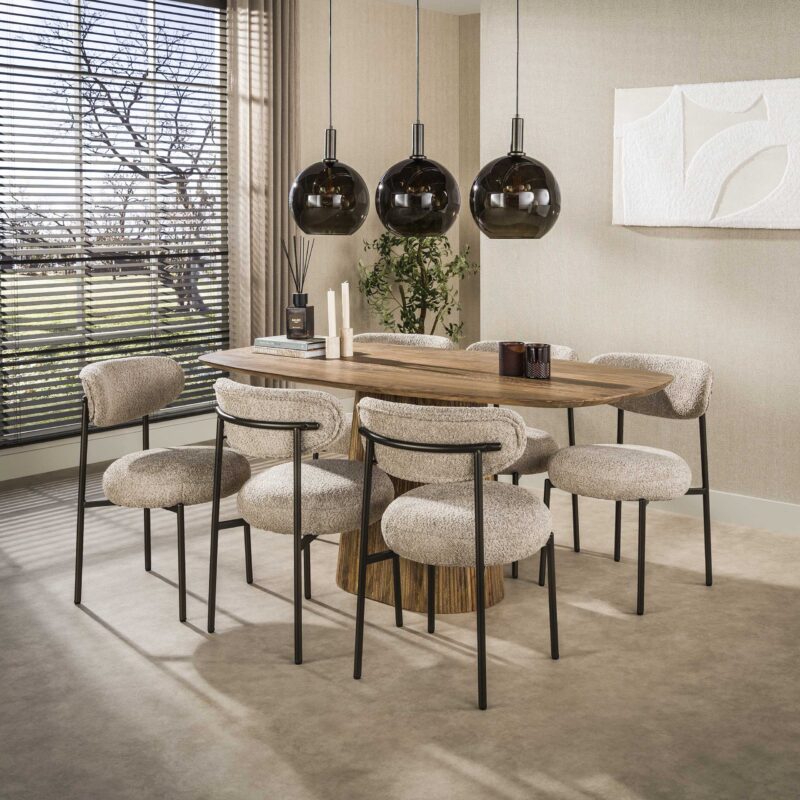 Eetkamerstoel Round Cargo Sand