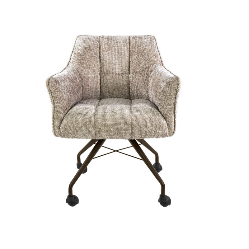 Armstoel Raster Hoven zand-bruin