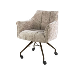 Armstoel Raster Hoven zand-bruin