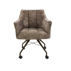 Armstoel Raster Hoven champagne-bruin