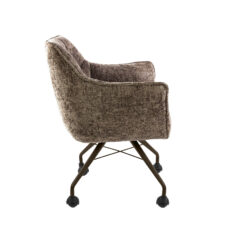 Armstoel Raster Hoven champagne-bruin