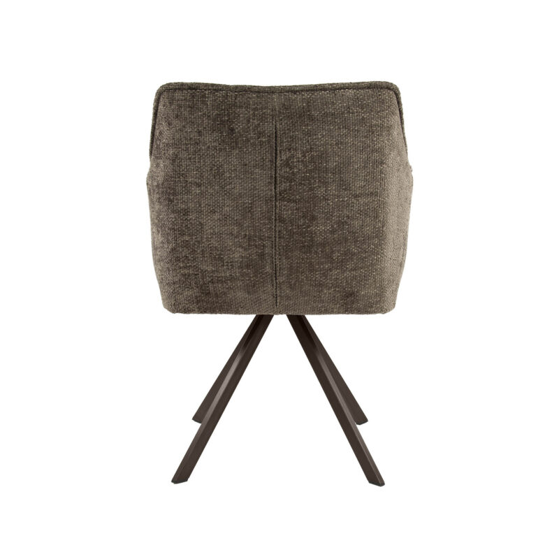 Armstoel Raster Hoven taupe-bruin