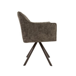 Armstoel Raster Hoven taupe-bruin