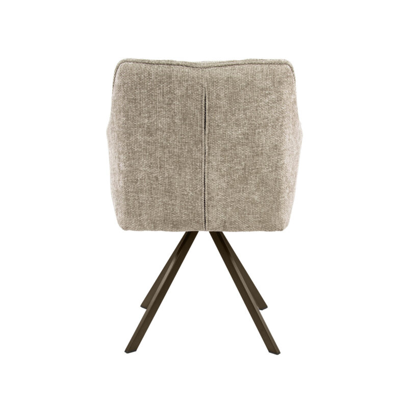 Armstoel Raster Hoven zand-bruin