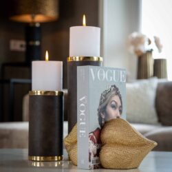 Kleur wit marmer op salontafel Brandon