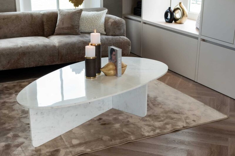 Salontafel Brandon in een minimalistisch interieur