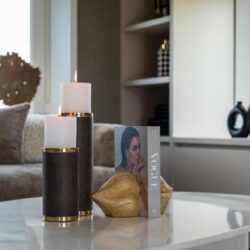 Materiaal wit marmer op salontafel Brandon