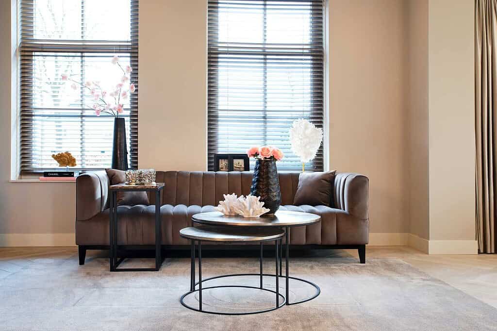 Couchtisch Asher in Champagner-Gold (2er-Set) von Richmond Interiors, Detailfoto 4