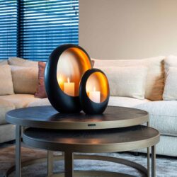 Salontafel Blackbone Brass black rustic (Set of 2)