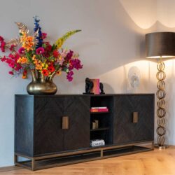 Dressoir Blackbone Brass black rustic